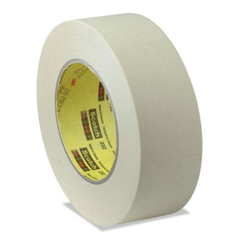 3m scotch high performance masking tapes 232 1 in x 60 yd 1 rl aft fasteners