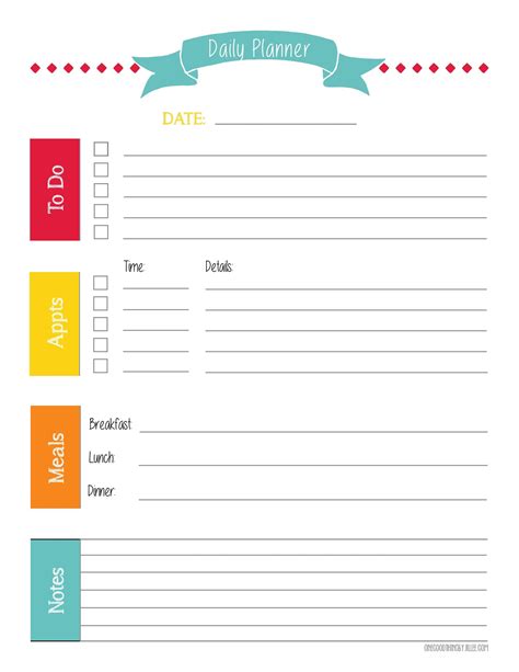 47 Printable Daily Planner Templates Free In Wordexcelpdf