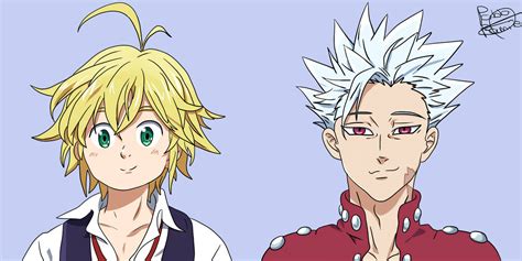 Myanimelist is the largest online anime and manga database in the world! Meliodas y Ban (Nanatsu no taizai) by Pablus94 on DeviantArt