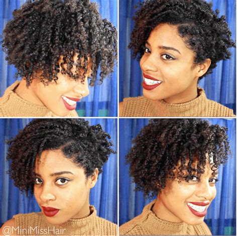 Finger coils on short natural hair. Foxy Finger Coil Out