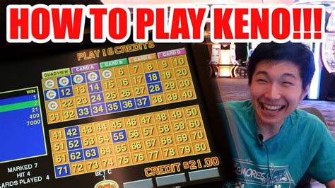 How To Play Keno Live Keno At Strat Las Vegas With Isaac 1 Youtube