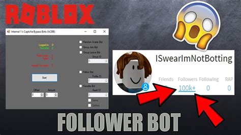 New Roblox Follower Bot 100k Followers Free Youtube
