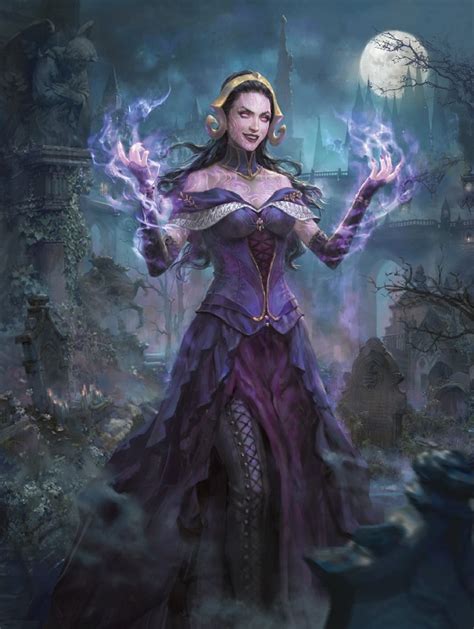 Check Out Magic The Gatherings Liliana The Necromancer Game Informer