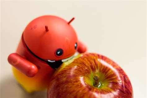 Android Eating Apple A Photo On Flickriver