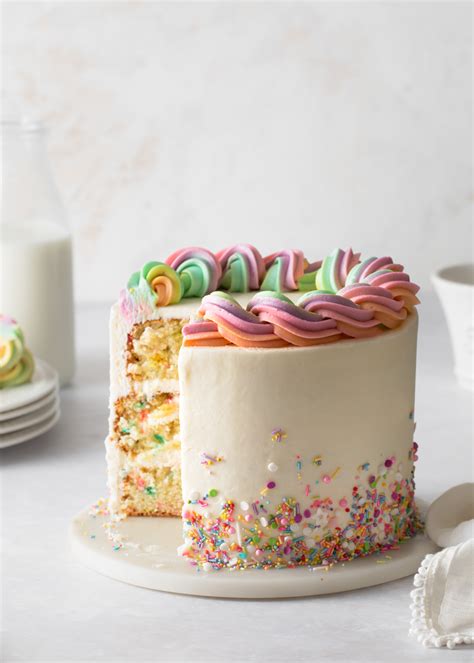 Top 18 Rainbow Sprinkle Cake