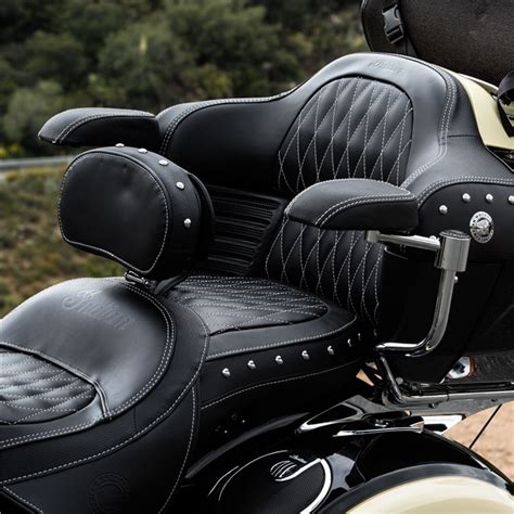 The tires of your motorcycle are the only components that come in contact with the road surface so the traction they provide has a big impact on how your machine handles and how smoothly it rides. Genuine Leather Driver Backrest Pad - Black | 2017 Indian ...