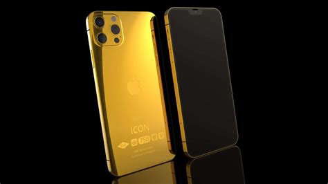 18k Solid Gold Iphone 12 Pro 512 Gb 61” Goldgenie