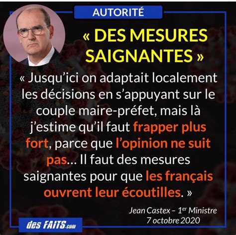 Jean castex et certains de ses ministres ont détaillé les mesures du nouveau plan de reconfinement lors d'une conférence de presse. Castex promet aux Français "des mesures saignantes" - La ...