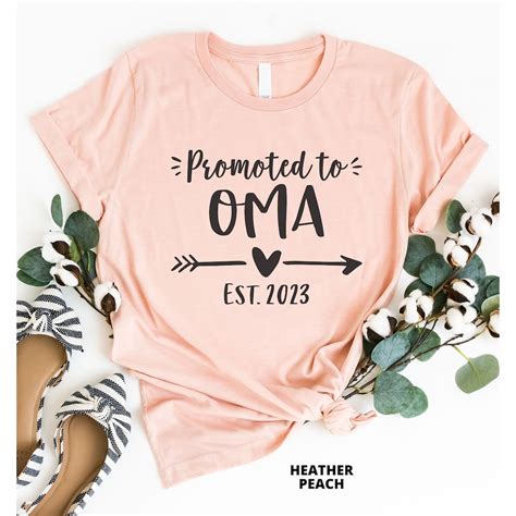 Promoted To Oma Est 2023 Oma T Oma Shirt Pregnancy Reveal T