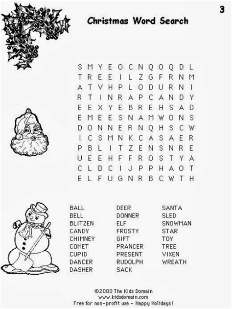 Easy Christmas Word Search Hd Wallpapers Blog
