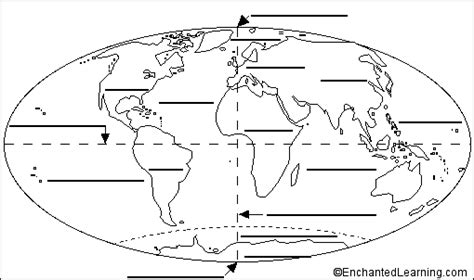World Map Printout