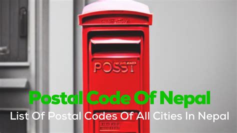 Postal Codes And Zip Codes Of Nepal हुलाक संकेत संख्या