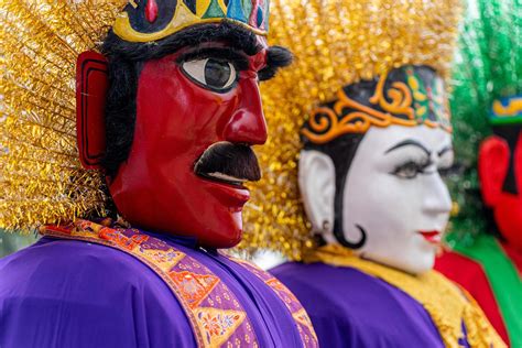 Jakarta, dki Jakarta ,Indonesië 2023 - ondel-ondel is een groot