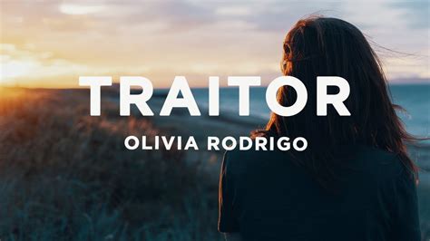 Olivia Rodrigo Traitor Lyrics Selectpgcom