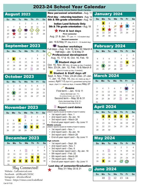 202324 School Year Calendars Charlotte Region Great Homes In Charlotte