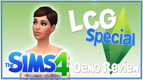 Lcg Special The Sims 4 Create A Sim Demo Overviewreview Youtube
