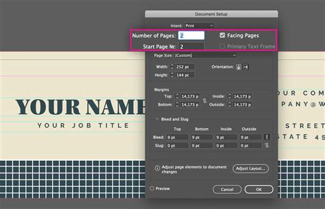 Make the perfect business card. InDesign: make many business cards in seconds