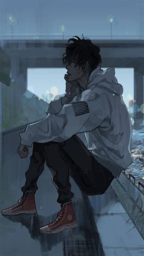 Sad Anime Boy Depressed Aesthetic Pfp Fotodtp
