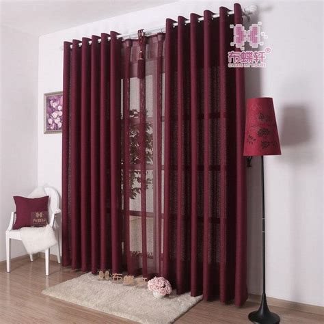 Ideas curtain style for decoration. 2020 New Arrival Solid Color Curtains For Living Room Plain Curtains+Voile Grey/Burgundy/Yellow ...