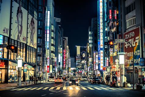 Japan Night City Wallpaper 4k Imagesee
