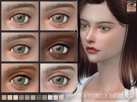 The Sims Resource Skin Details Eyebags 201701 By S Club Eye Bags