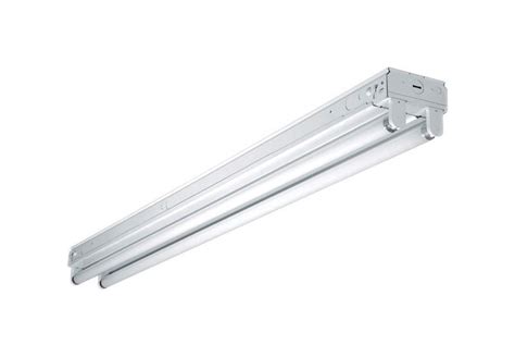 Metalux Fluorescent Strip Light 8 Ft 120 V T12 Elect White Ul