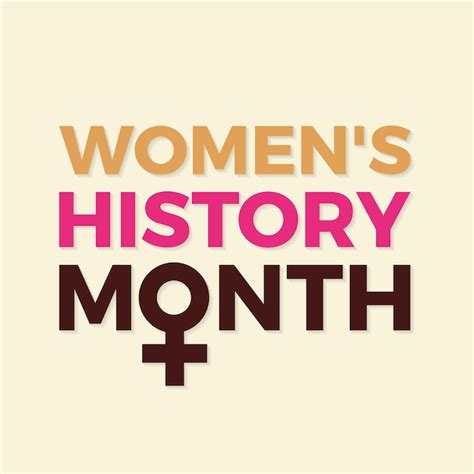 Premium Vector National Womens History Month Celebrated Every Year Of