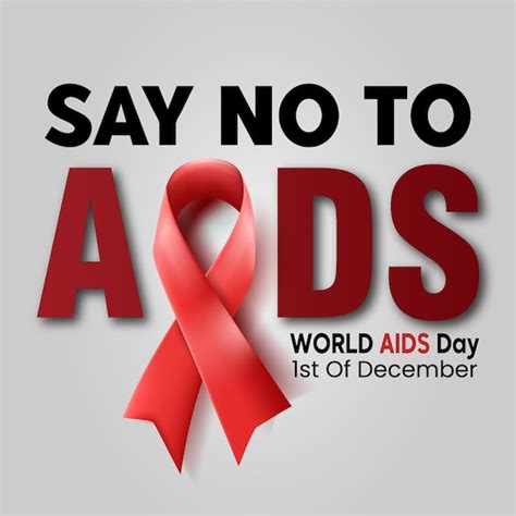 Premium Vector World Aids Day 1st December