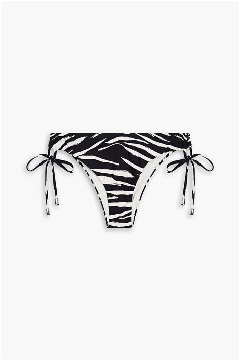 seafolly skin deep zebra print low rise bikini briefs the outnet