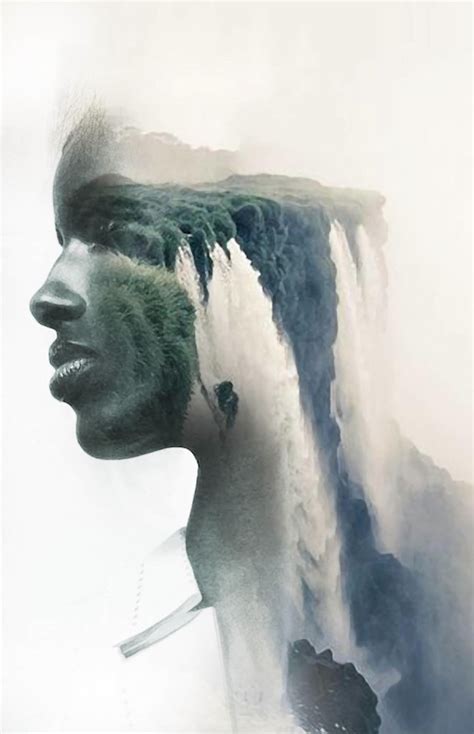 Double Exposure Portraits Combine Human Faces With Nature And