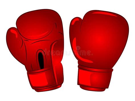 Cartoon Girl Boxing Gloves