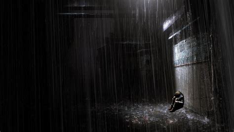 A sad and depressed woman sitting down alone outdoors. Lonely and Sad by calibur222 on DeviantArt