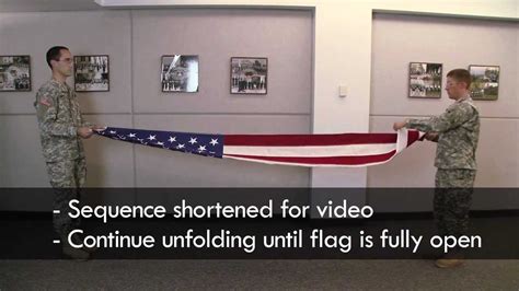 How To Fold An American Flag Youtube