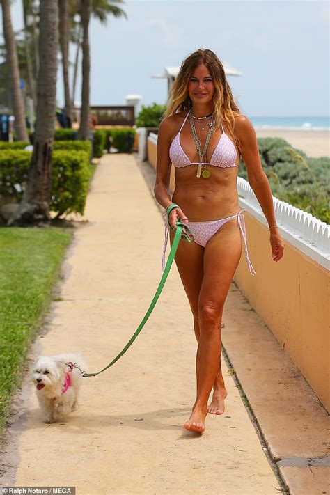 Kelly Bensimon 52 Shows Off Bikini Body In West Palm Beach ReadSector
