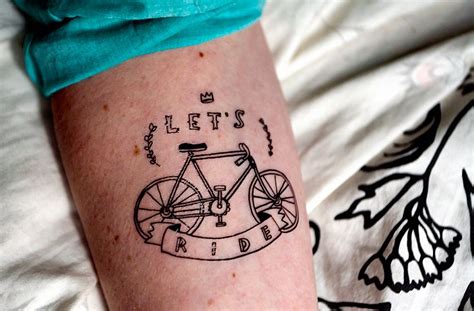 Beautiful Bikes Of The Village Bicycle Tattoo Tattoos Bike Tattoos