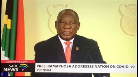 President cyril ramaphosa will address the nation at 20:00 on sunday on developments in the country's response to the. FULL SPEECH Cyril Ramaphosa addresses SA (15/March/2020 ...