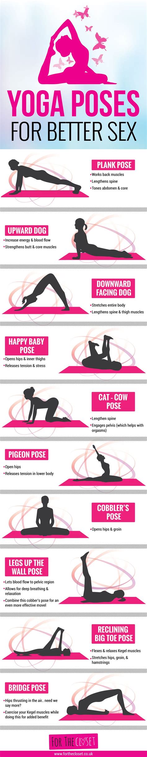 Yoga For Better Sex Ucollect Infographics In 2022 Easy Yoga Workouts Better Sex Yoga Poses