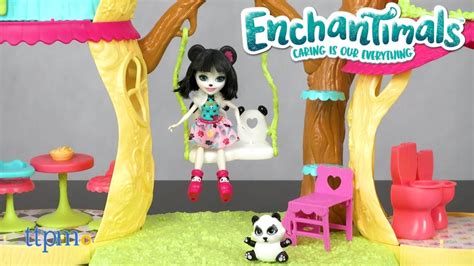 Enchantimals Playhouse Panda Set From Mattel Youtube