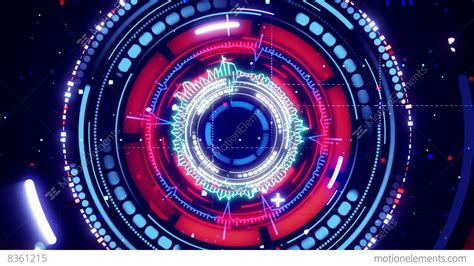 Animated wallpaper, live wallpaper, animated wallpapers. Circular Spectrum Analyzer Futuristic Loopable Animation ...