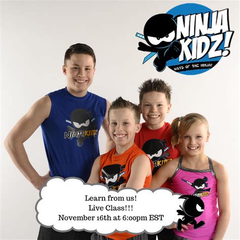 Ninja Kidz Hosting On Nov 16th