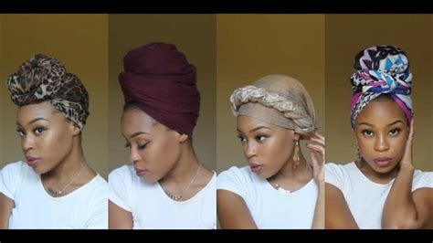 These hair wraps can be very pricy especially if you have long hair as many people charge by the inch and that is if you find someone who doe… take the band with the strands in it and wrap around the section of hair as close to the scalp as is comfortable. 4 Quick & EASY Headwrap/Turban Styles (Short Natural Hair ...