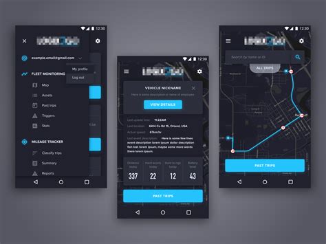 Gps Tracking App Uiux By Skynick On Dribbble
