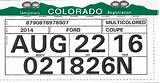 Images of Print Temporary License Plate