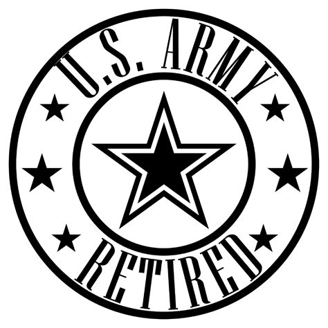 Us Army Retired Svg Png  Etsy