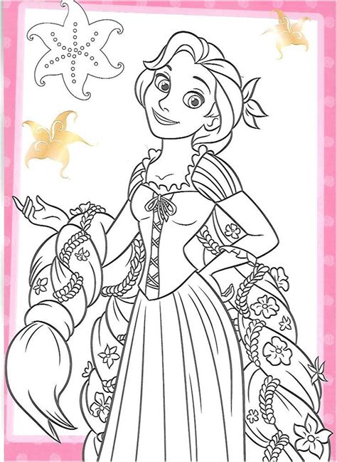 Télécharger Coloriage Raiponce dessin  Fewo feha