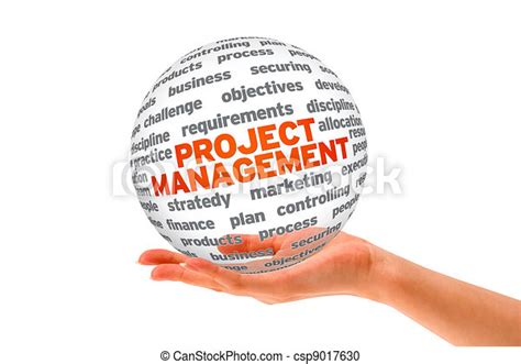 Stock Illustration Of Project Management Hand Holding A