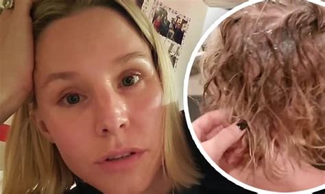 kristen bell begs instagram followers for advice after daughter washes her hair with vaseline