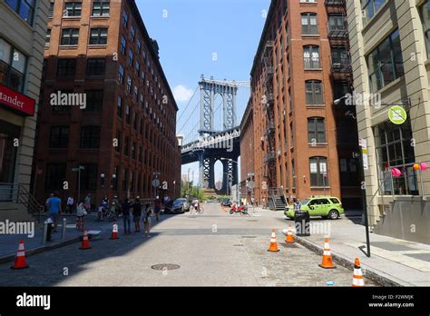 Washington Street At Brooklyn Ny Stock Photo Alamy