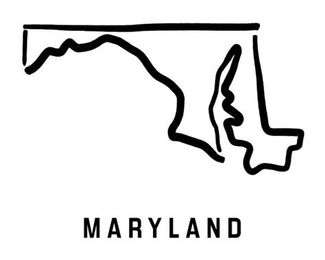 Maryland Outline Illustrations Royalty Free Vector Graphics And Clip Art