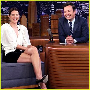 He sends me a cake every christmas. Cobie Smulders Photos, News and Videos | Just Jared